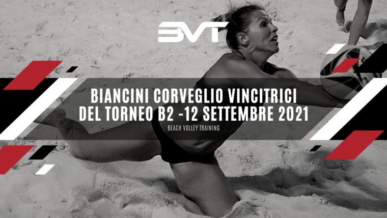 Biancini Corveglio vincitrici del Torneo B2 Beach Volley Femminile