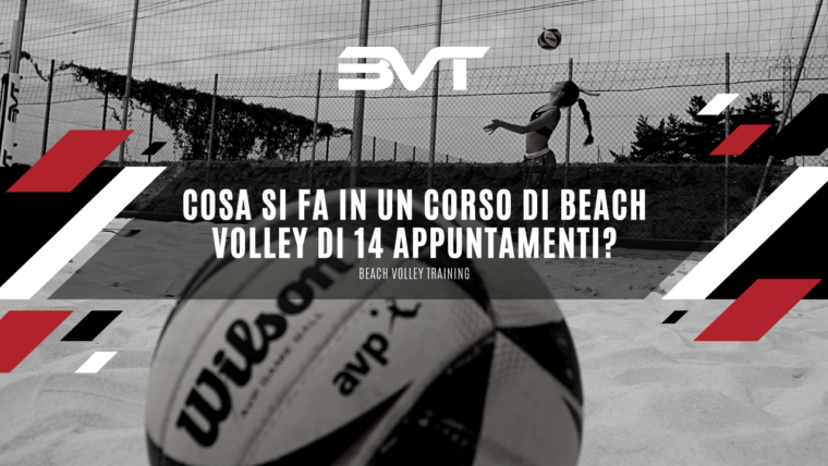 Cosa si fa in un corso di beach volley di 14 appuntamenti?