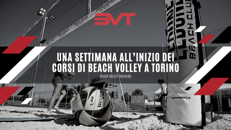 Una settimana all’inizio dei corsi di beach volley a Torino