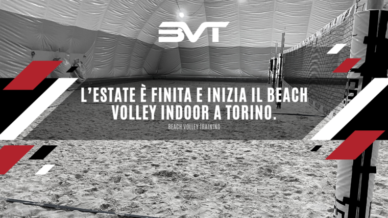 L’estate è finita e inizia il beach volley indoor a Torino.