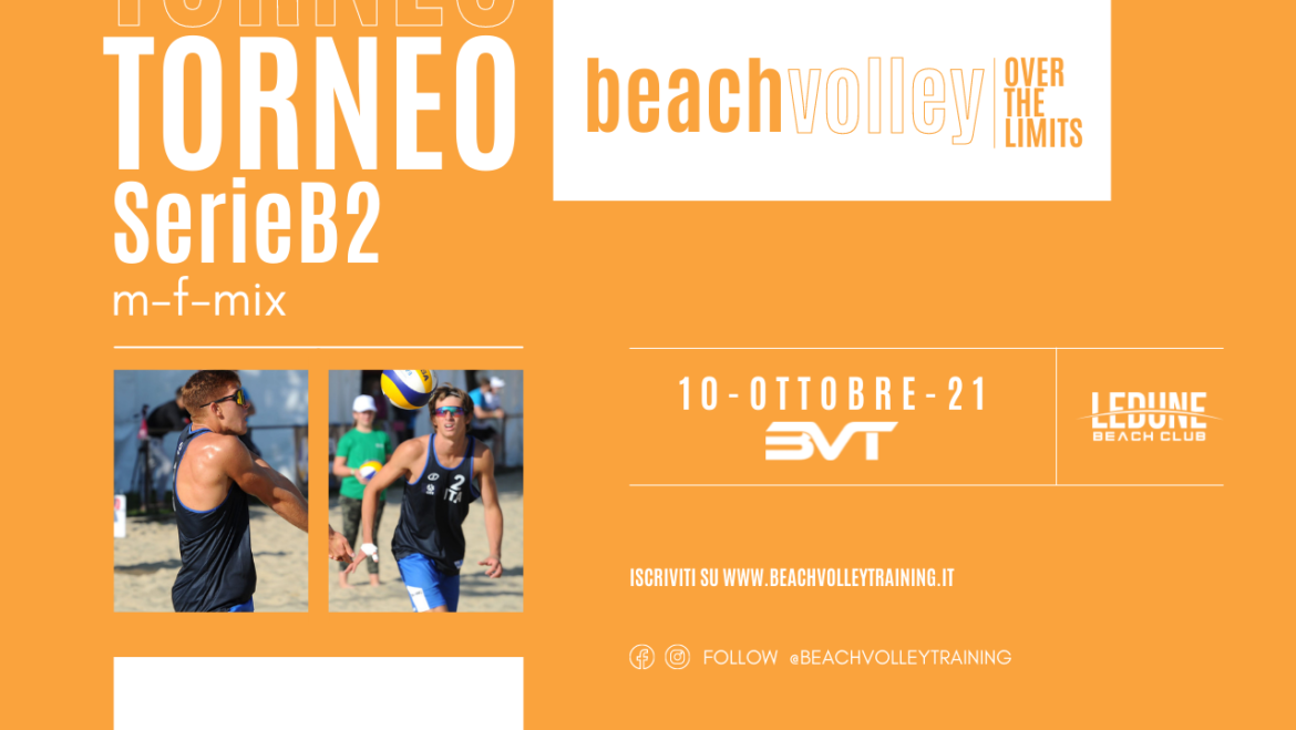 Prossimo Torneo FIPAV : Beach Volley B2 a Beinasco