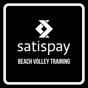 Pulsante satispay beach volley training torneo beach volley