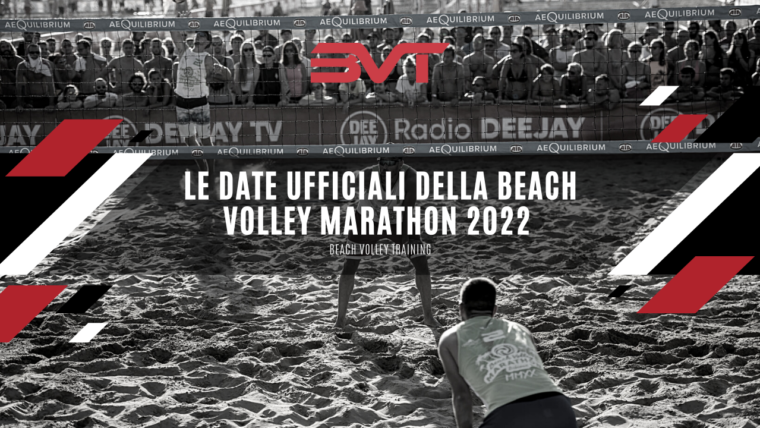 Le date ufficiali della Beach Volley Marathon 2022