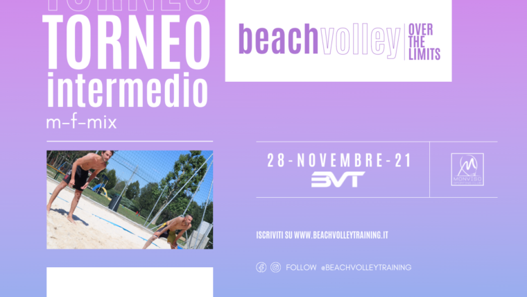 Aperte le Iscrizioni al torneo di Beach Volley Intermedio 28/11/21