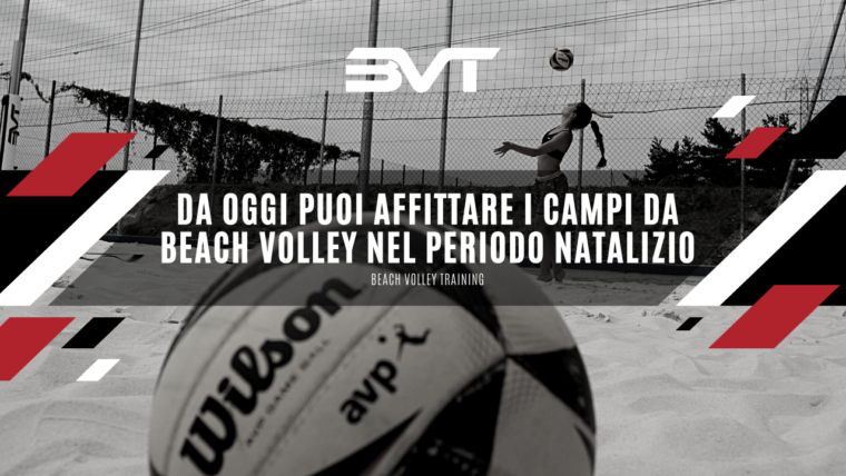 Da oggi puoi affittare i campi da beach volley nel periodo Natalizio