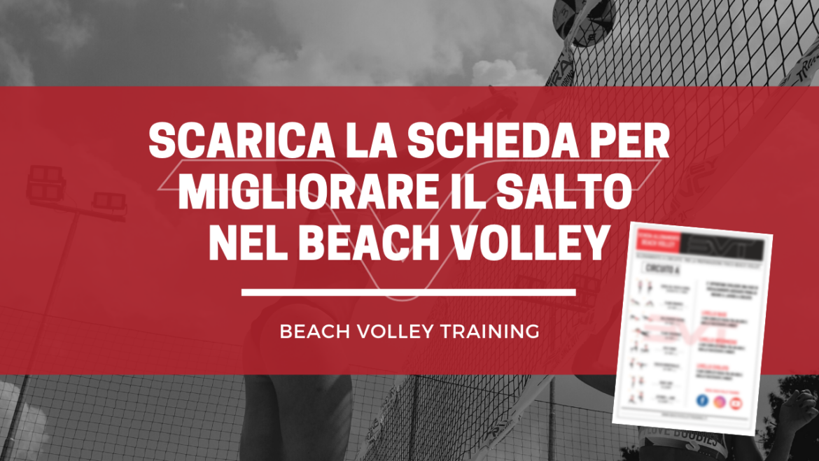 Scarica la scheda per migliorare il salto nel beach volley