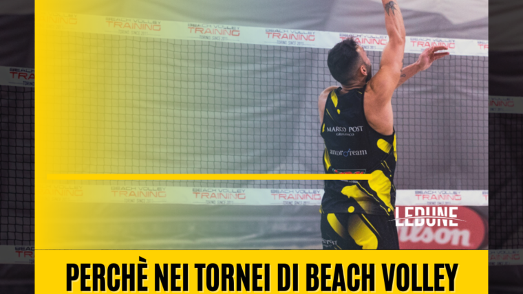 Perchè nei tornei di beach volley misto l’uomo non riceve mai?