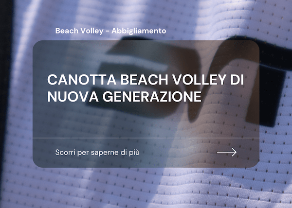 Canotta Beach Volley di nuova generazione